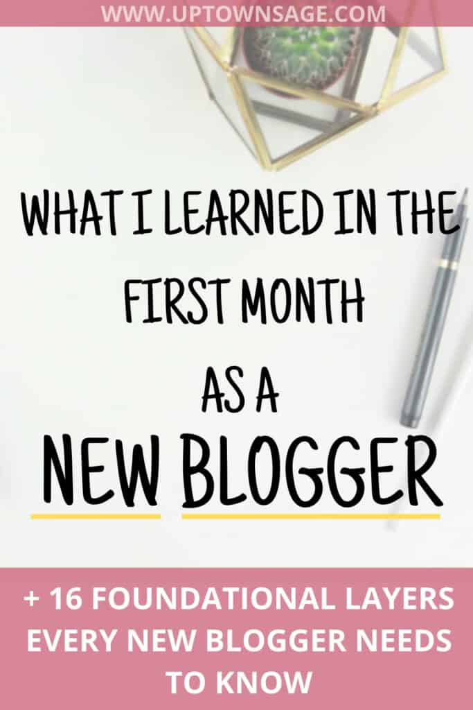 1st Month Reflection As a New Blogger